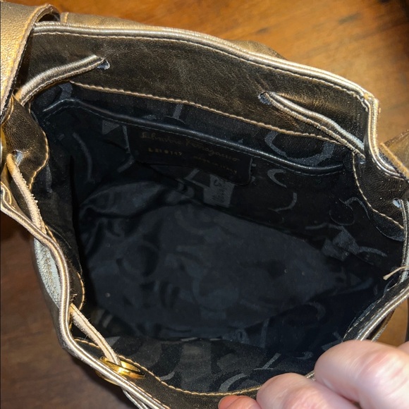 Salvatore Ferragamo Metallic Gold Shoulder Bag - Picture 10 of 12